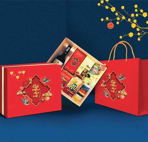 HỘP QUÀ TẾT 2023 - SET UP THEO YÊU CẦU MẪU 8